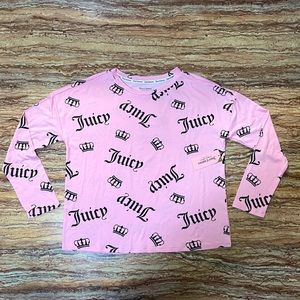 Juicy Couture Pink 2 Piece Pajama Set